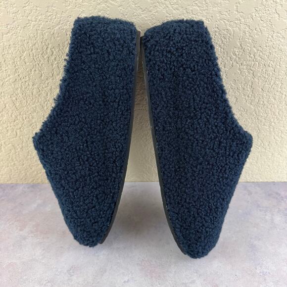 Bombas Sunday Slippers Dark Blue Sherpa Fleece Indoor Outdoor Slip On Mens 11 main image 6